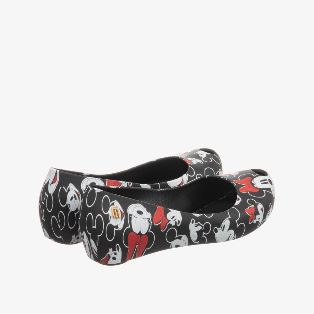 Mini Melissa-Black Disney Jelly Shoes | Childrensalon Outlet