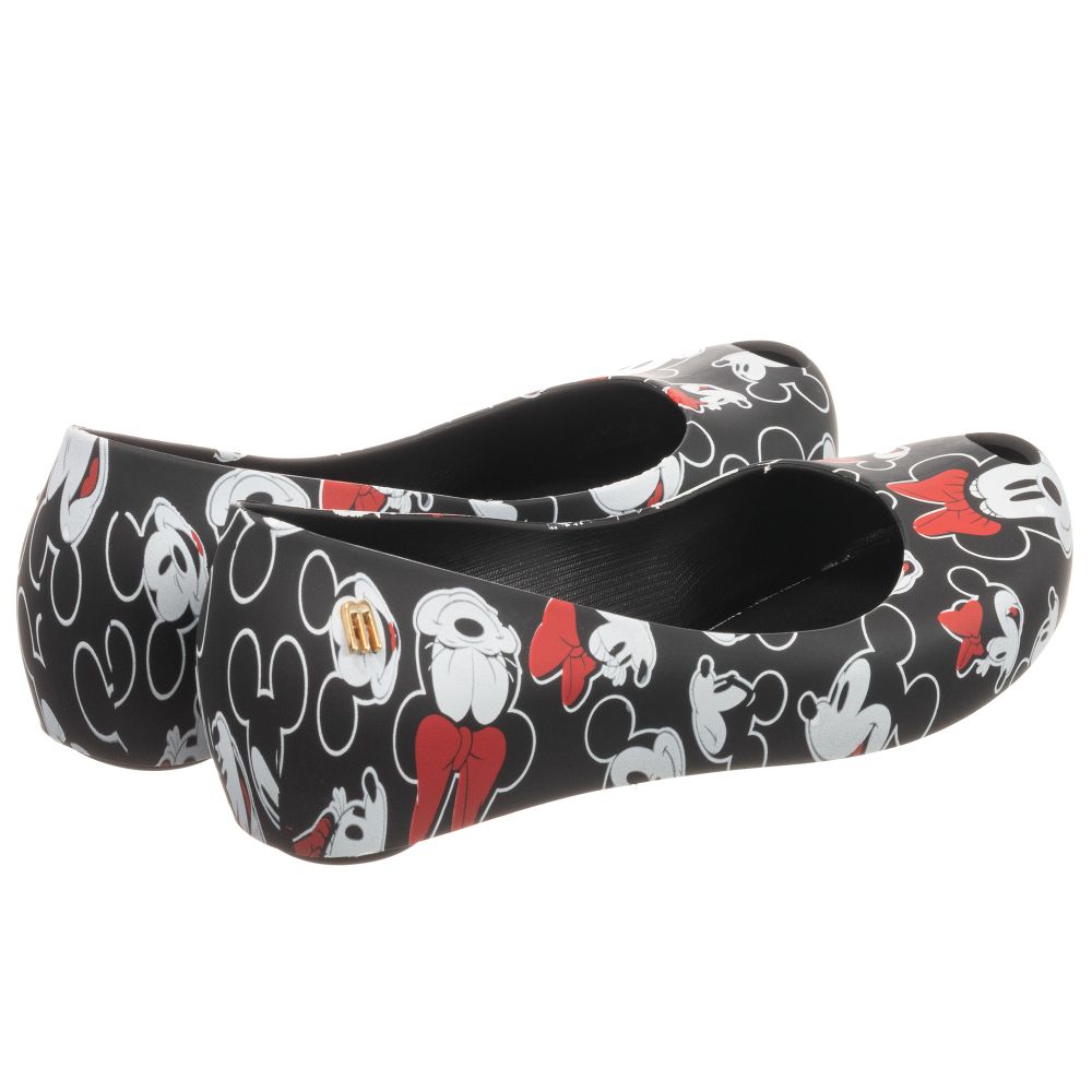 Mini Melissa-Black Disney Jelly Shoes | Childrensalon Outlet