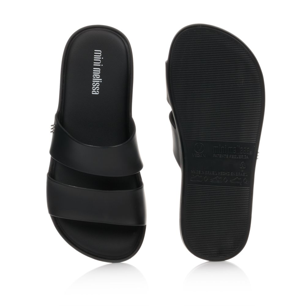 Mini melissa clearance black sandals