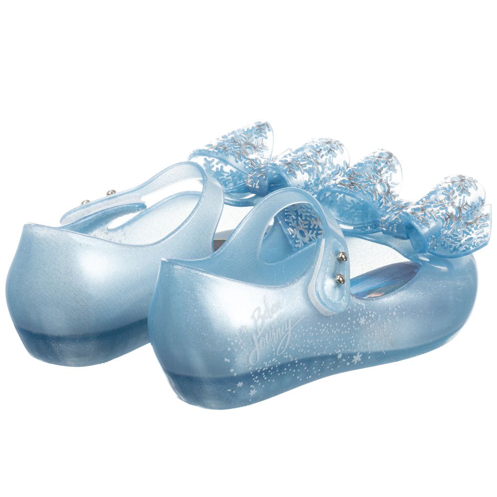Mini Melissa Blue Disney Frozen Jelly Shoes Childrensalon Outlet