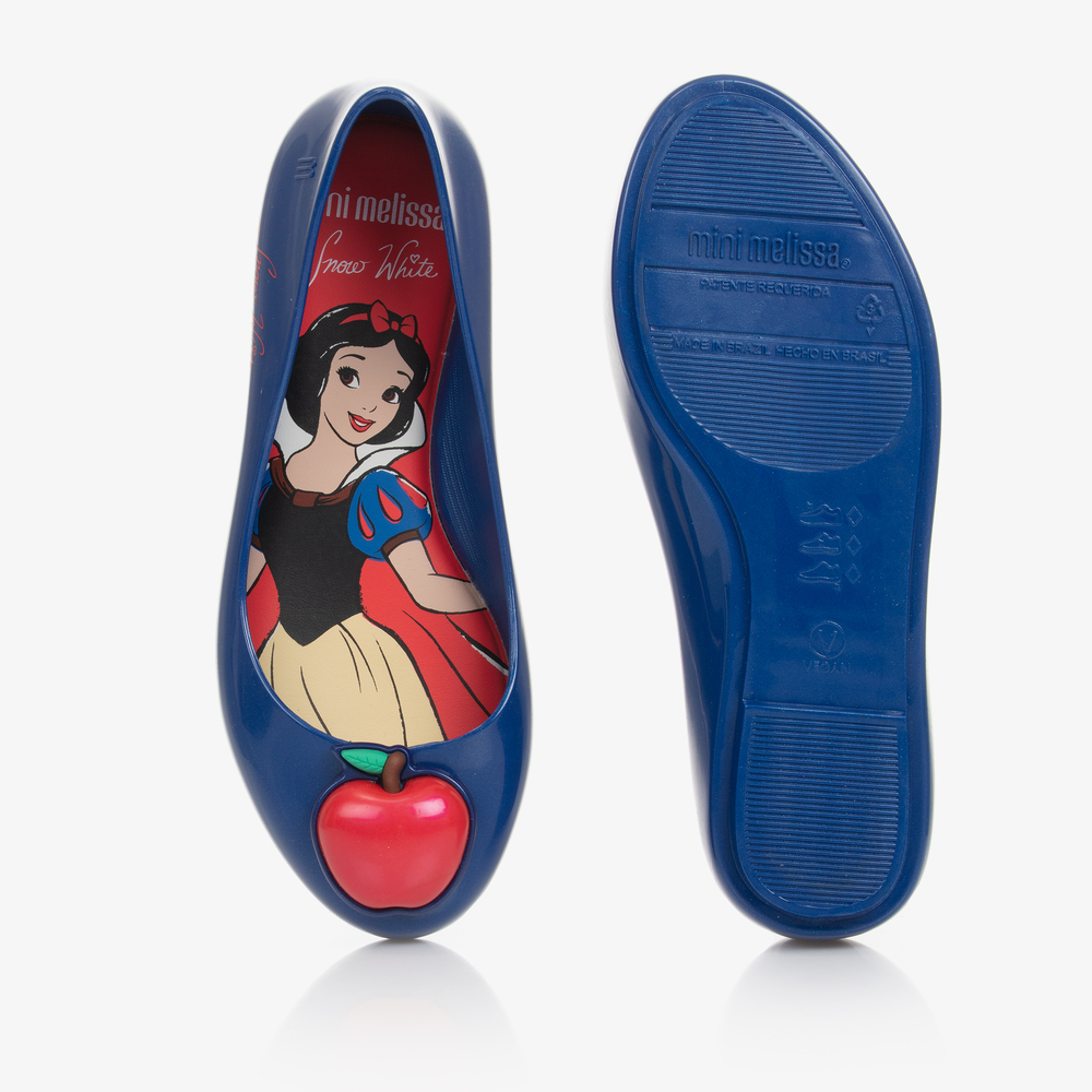 Mini Melissa Blue Disney Jelly Shoes