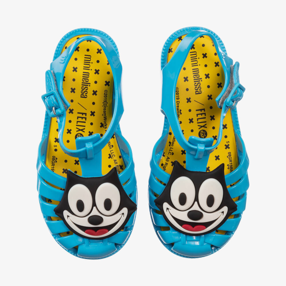 Mini Melissa-صندل جيلي لون أزرق | Childrensalon Outlet