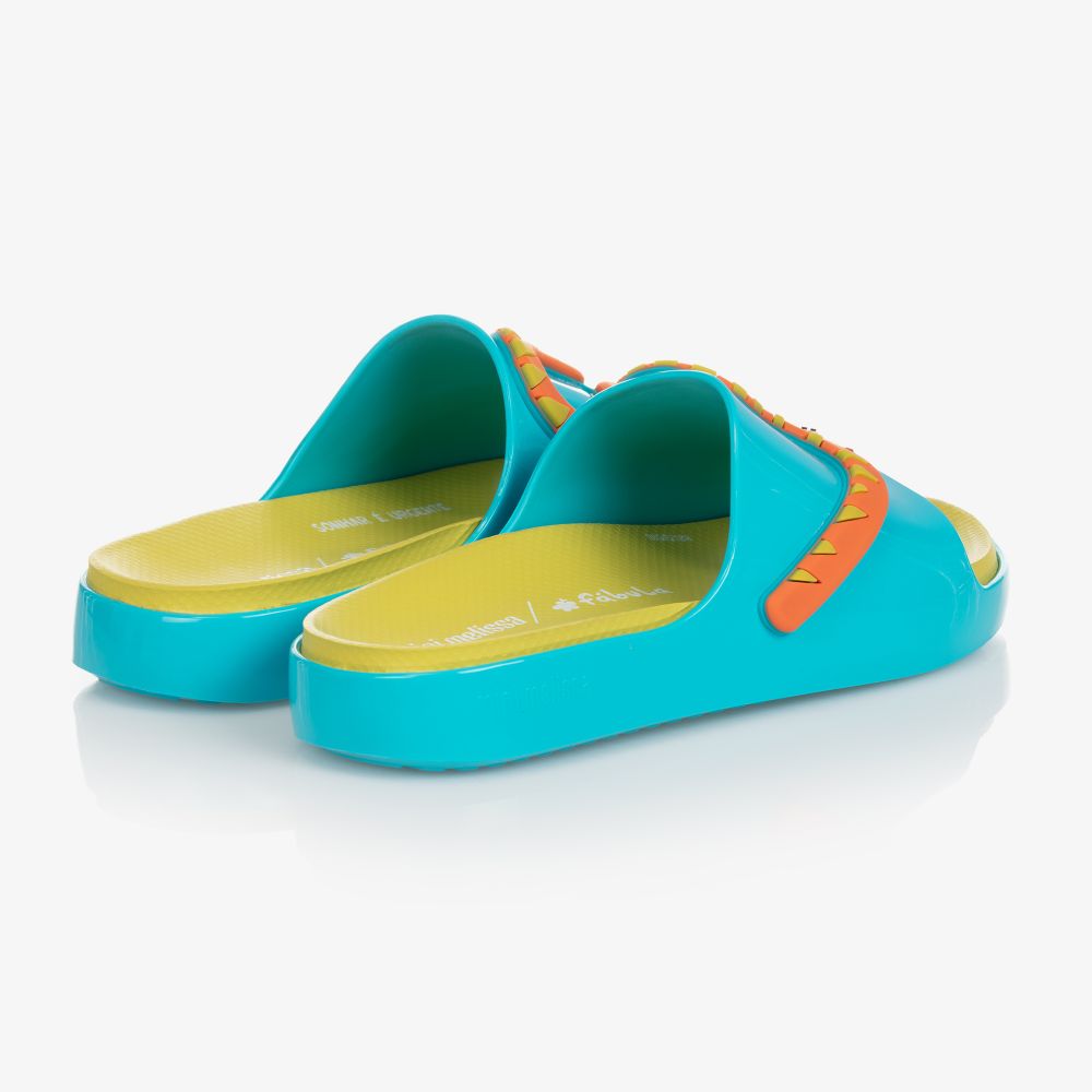 ميني ميليسا-شبشب سلايدرز جيلي لون أزرق تركواز | Childrensalon Outlet