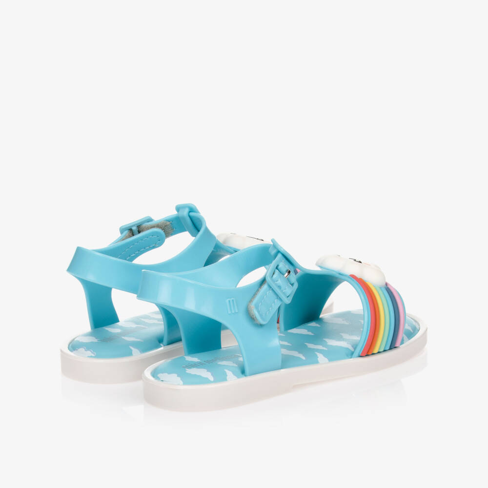 Mini Melissa-Blue Jelly Sandals | Childrensalon Outlet