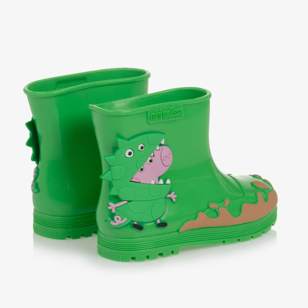 ميني ميليسا-بوت واقي من المطر لون أخضر بيبا بيغ | Childrensalon Outlet