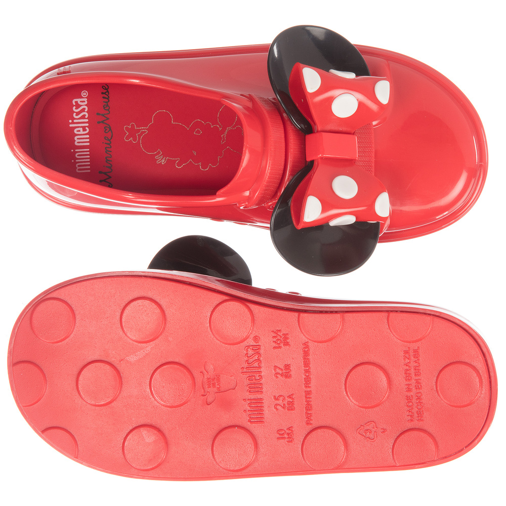 Mini Melissa Disney Minnie Slip On Shoes Childrensalon Outlet