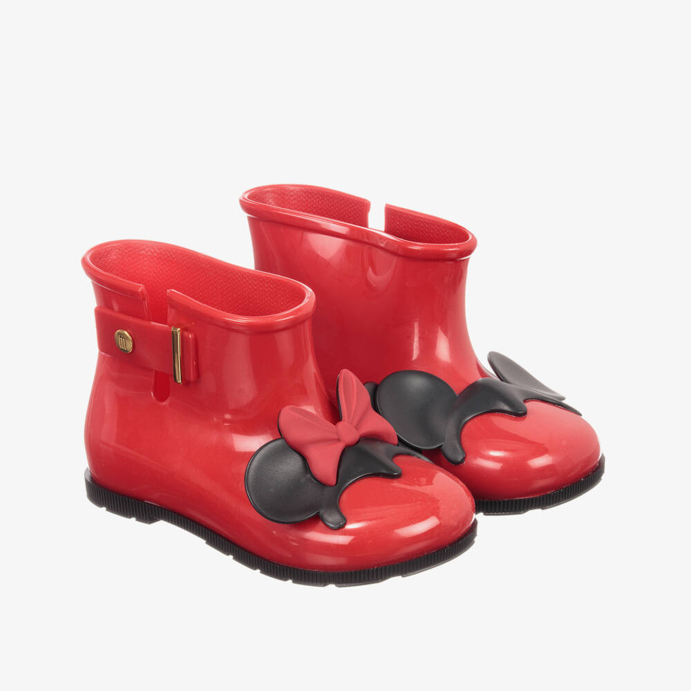 Mini Melissa-Disney 'MM Ears' Rain Boots  | Childrensalon Outlet