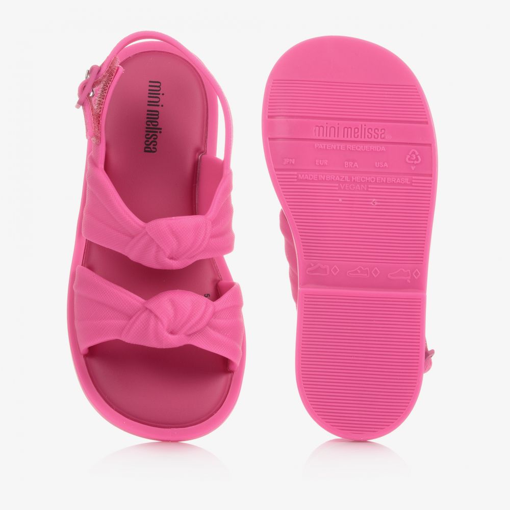 Mini Melissa-Резиновые сандалии цвета фуксии | Childrensalon Outlet