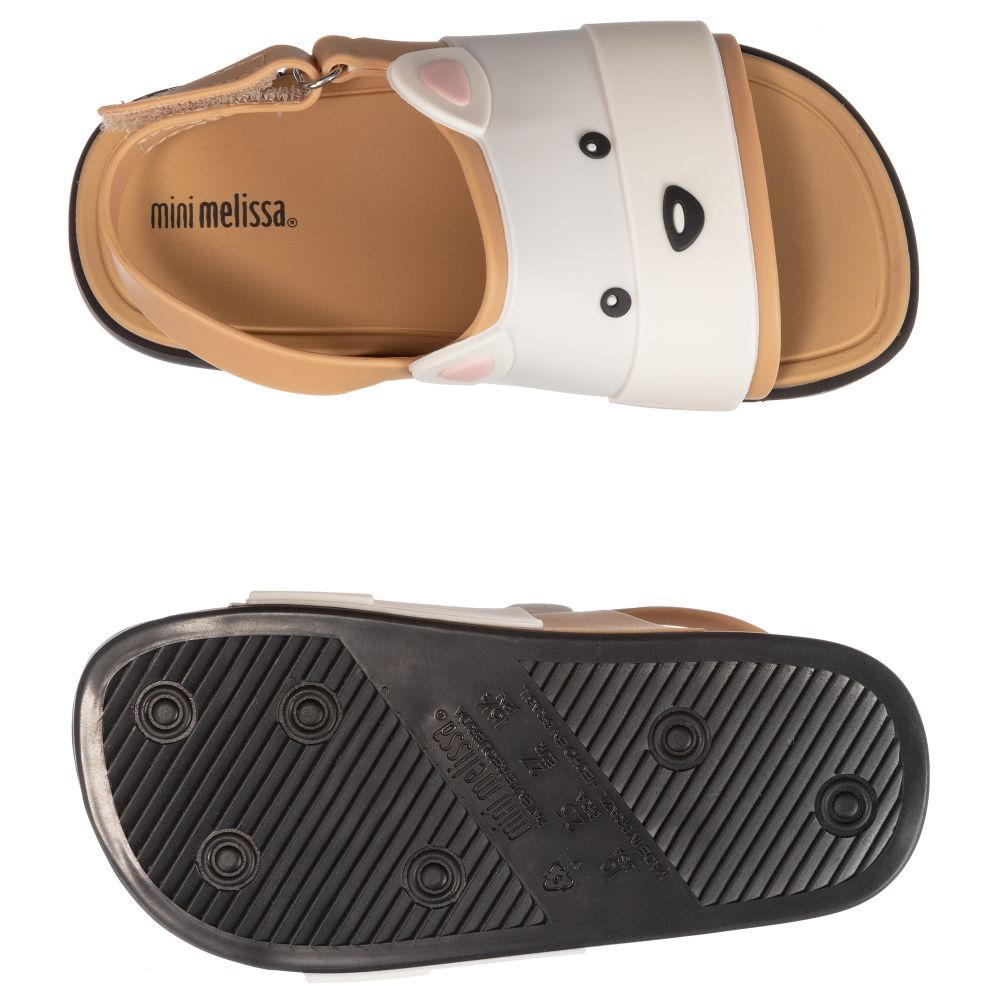 Mini melissa beach slide sandal bear 2025