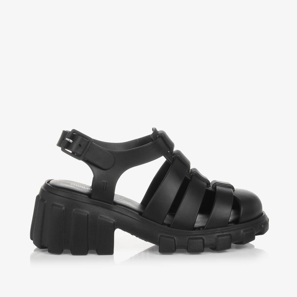 Girls heeled jelly shoes outlet