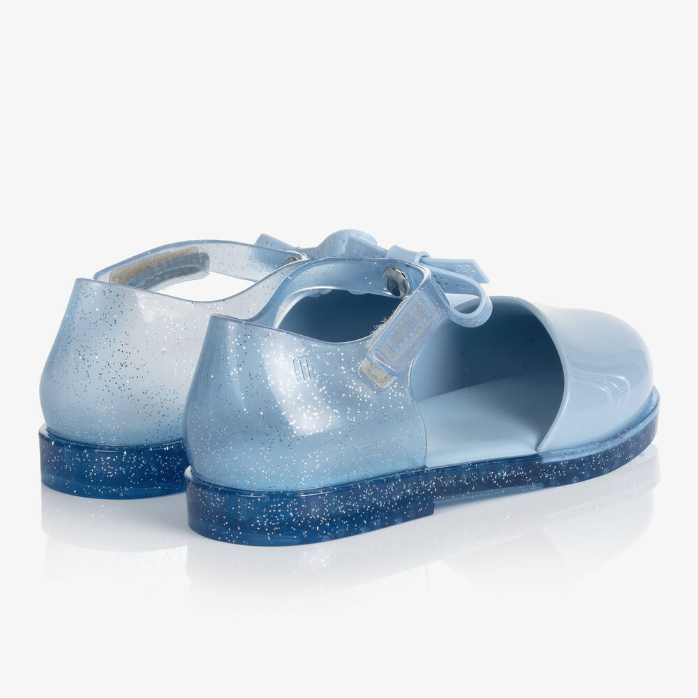 Mini Melissa-Голубые резиновые туфли с бантиками | Childrensalon Outlet