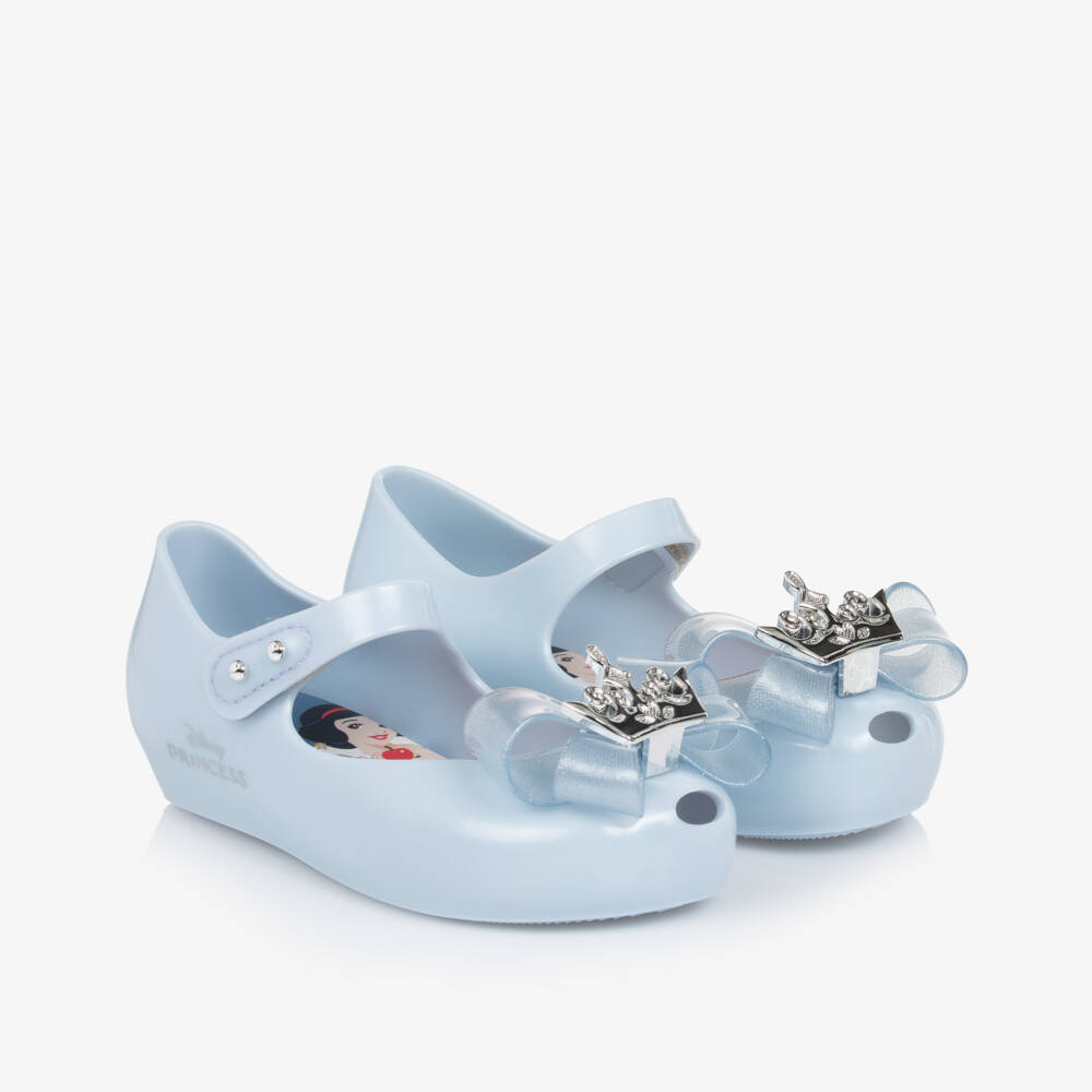 Mini Melissa-Girls Blue Jelly Crown Sandals | Childrensalon Outlet