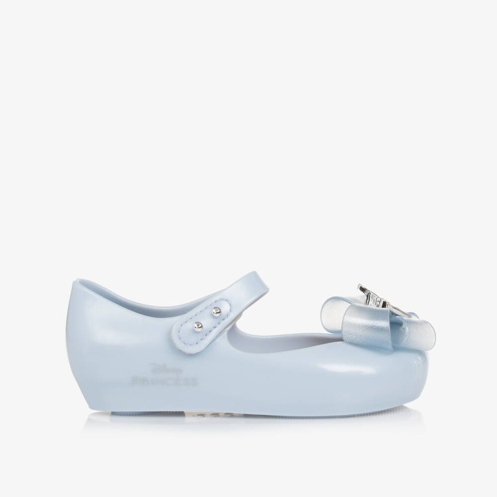 Mini Melissa-Girls Blue Jelly Crown Sandals | Childrensalon Outlet