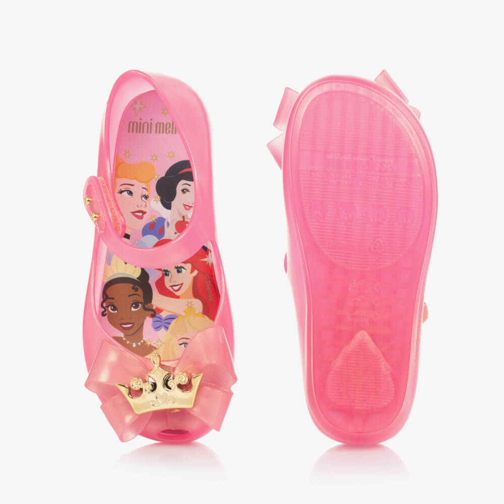 Mini Melissa-Girls Dreamy Pink Princess Flats | Childrensalon Outlet