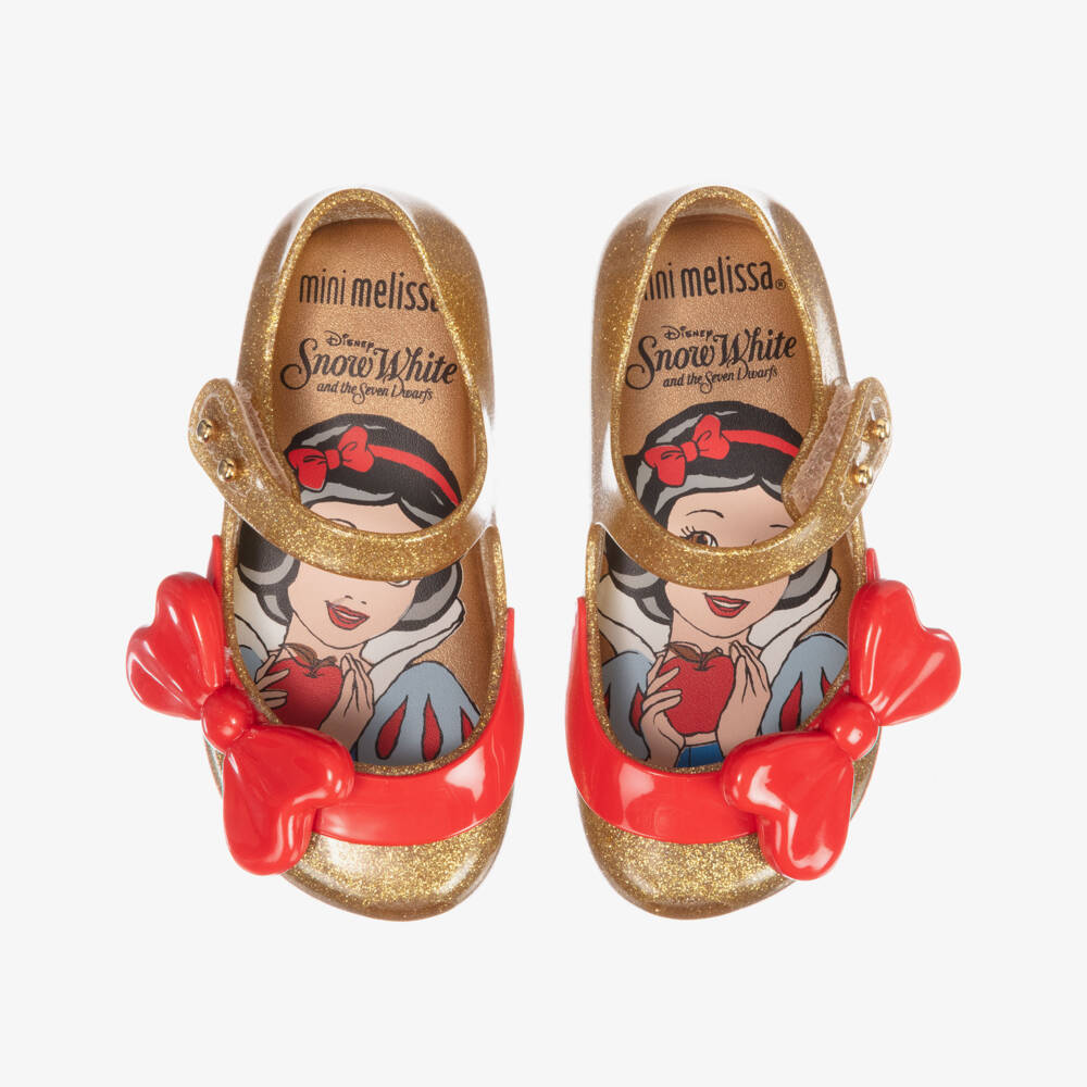 Mini Melissa-Girls Gold Disney Jelly Shoes | Childrensalon Outlet