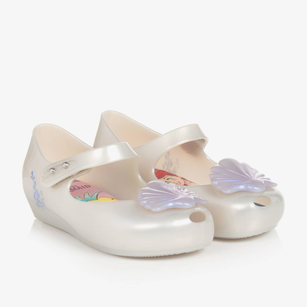 Mini Melissa - Ballerines ivoire Disney Fille | Childrensalon