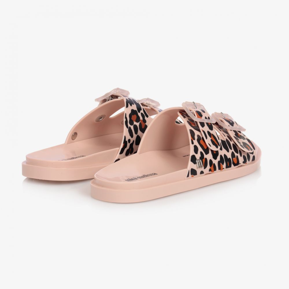 Mini Melissa Girls Leopard Jelly Sandals Childrensalon Outlet