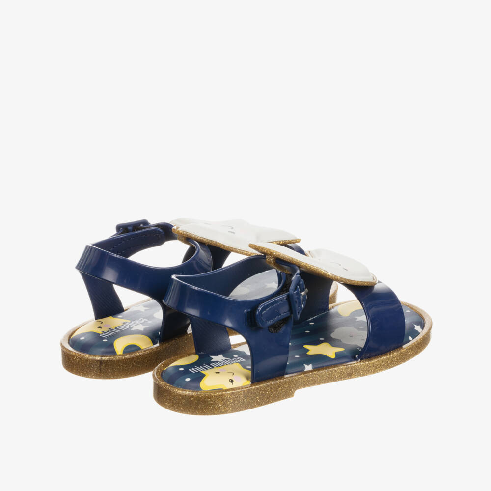 Mini Melissa-صندل جيلي لون كحلي للبنات | Childrensalon Outlet
