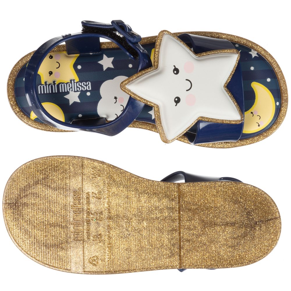 Navy jelly sandals cheap