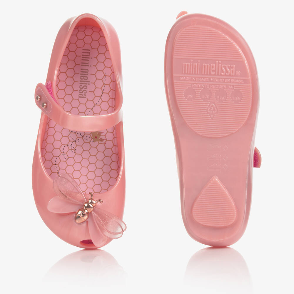 Pink mini top melissa shoes