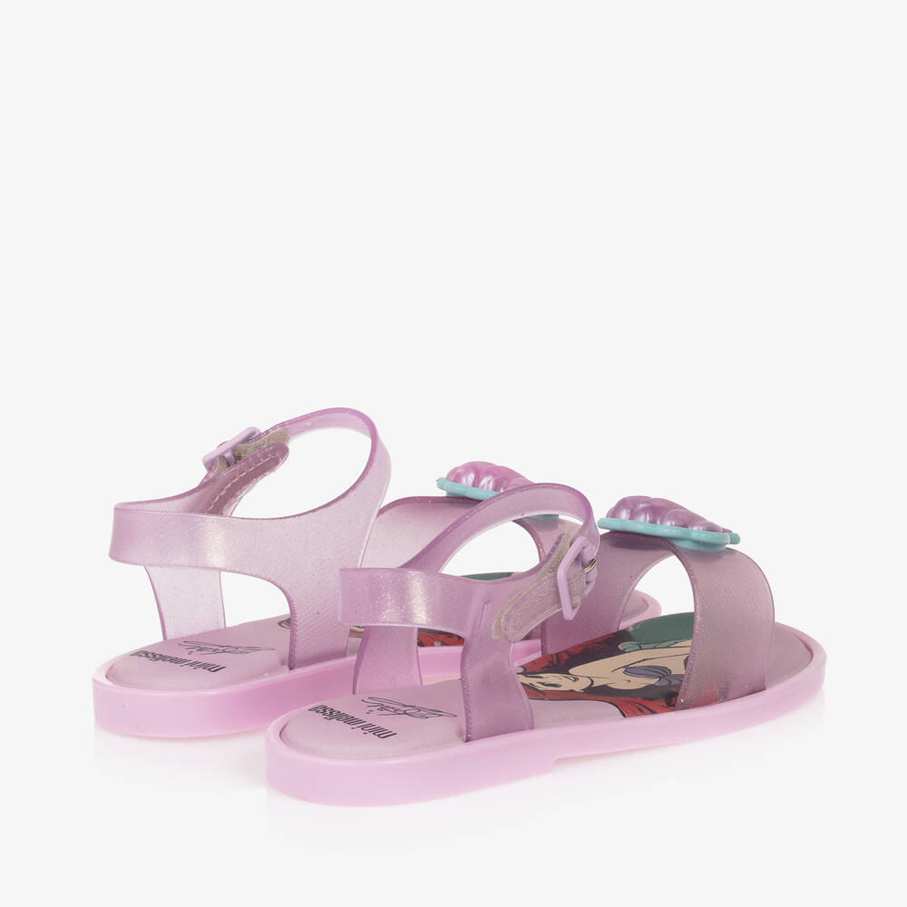 Mini Melissa-Girls Pink Disney Jelly Sandals | Childrensalon Outlet