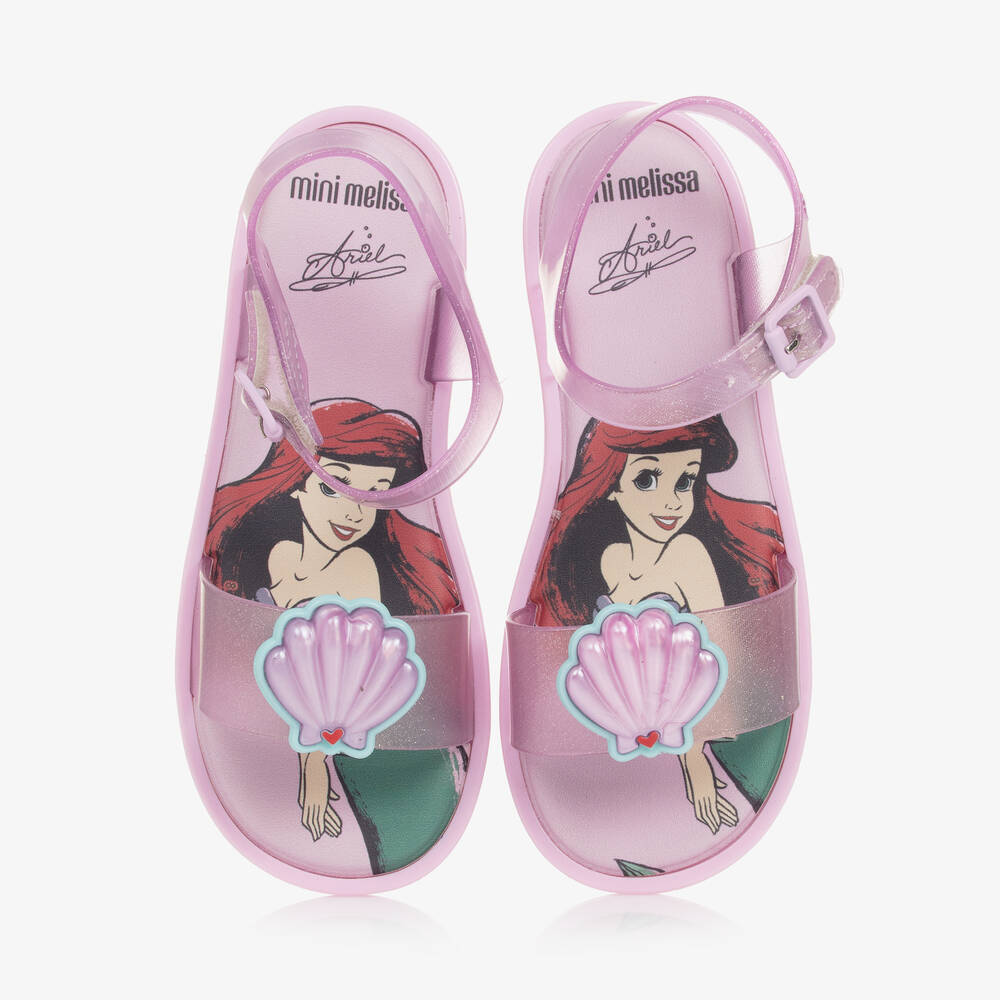 Mini Melissa-Girls Pink Disney Jelly Sandals | Childrensalon Outlet