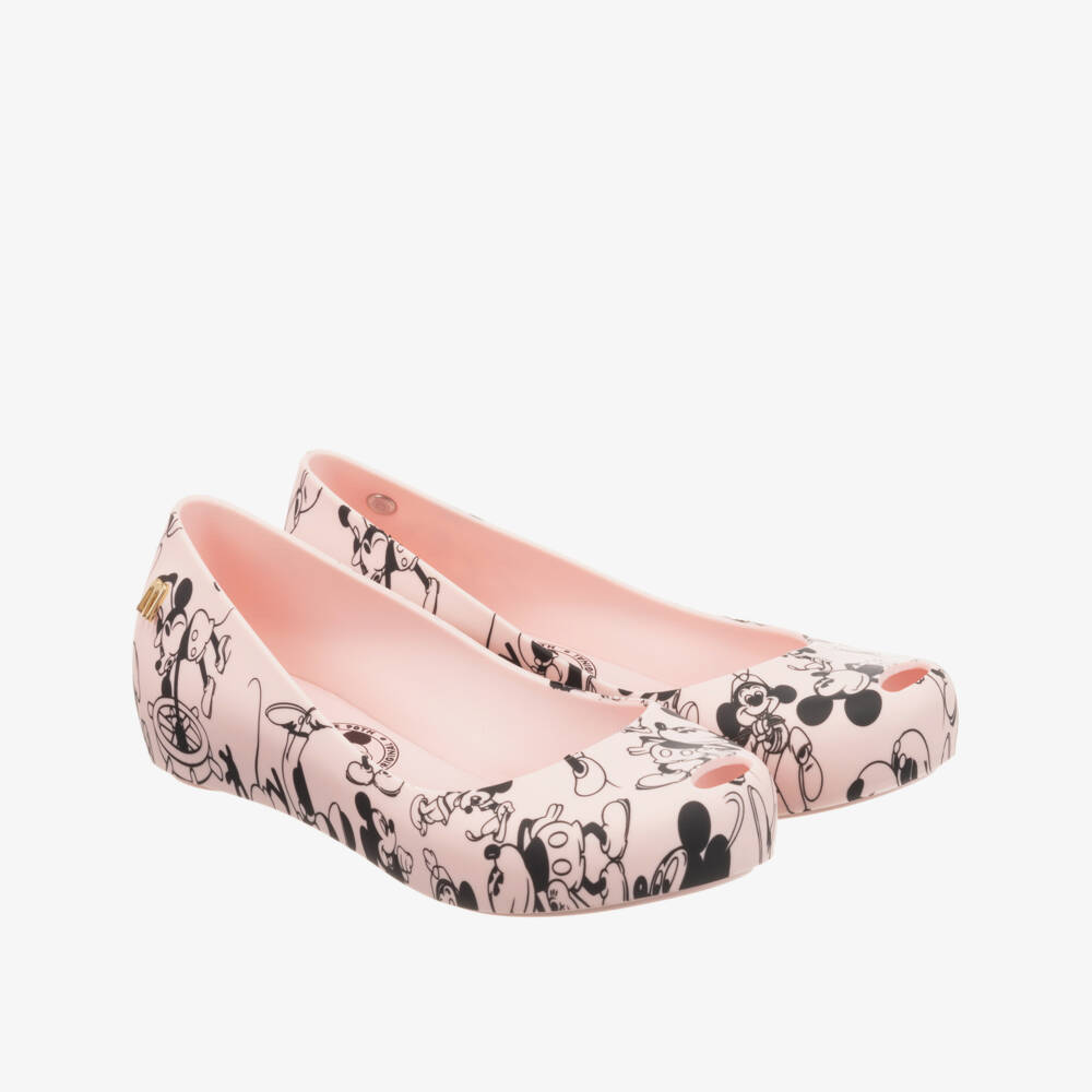 Mini Melissa-Girls Pink Disney Jelly Shoes | Childrensalon Outlet