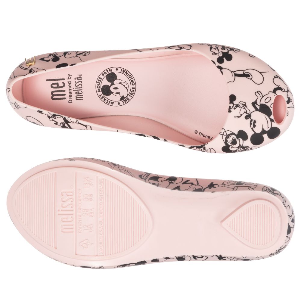 Mini Melissa-Girls Pink Disney Jelly Shoes | Childrensalon Outlet