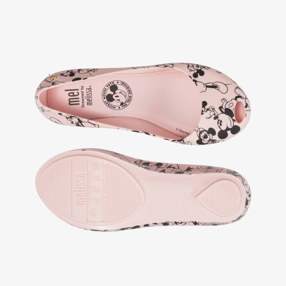 Mini Melissa-Girls Pink Disney Jelly Shoes | Childrensalon Outlet