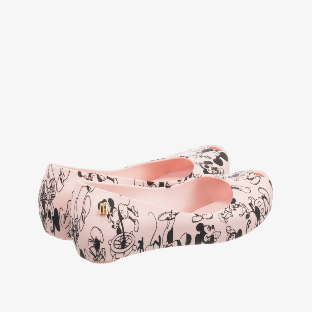 Mini Melissa-Girls Pink Disney Jelly Shoes | Childrensalon Outlet