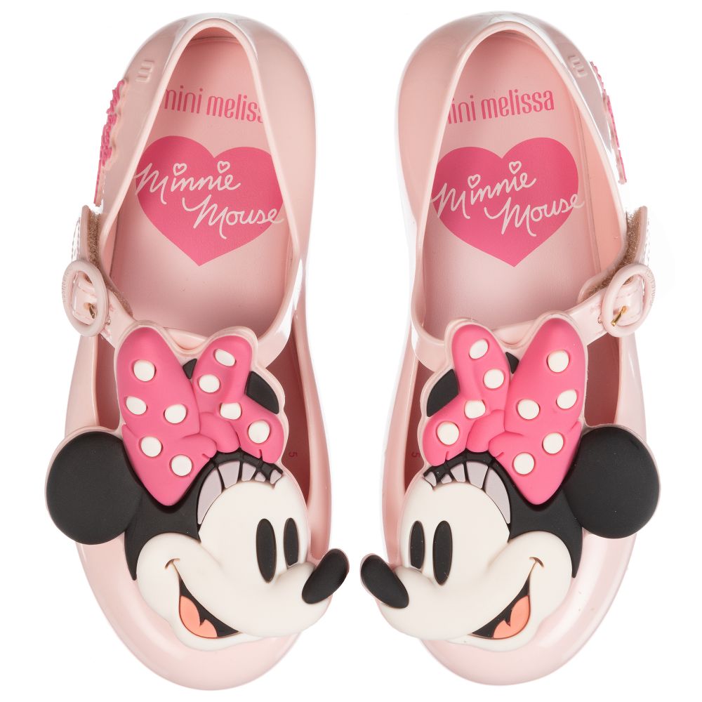 Mini melissa pink minnie mouse shoes sales