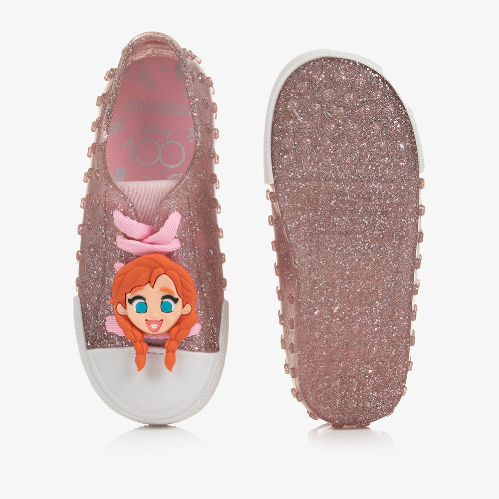 Mini Melissa-Розовые резиновые кроссовки Disney | Childrensalon Outlet