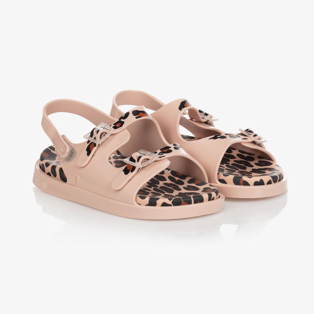 Mini Melissa - Rosa Gelee-Sandalen für Mädchen | Childrensalon