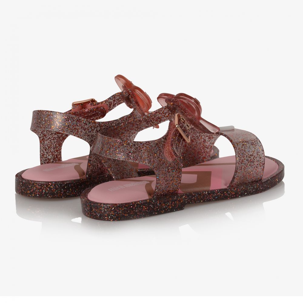 Mini Melissa Girls Pink Jelly Sandals Childrensalon Outlet
