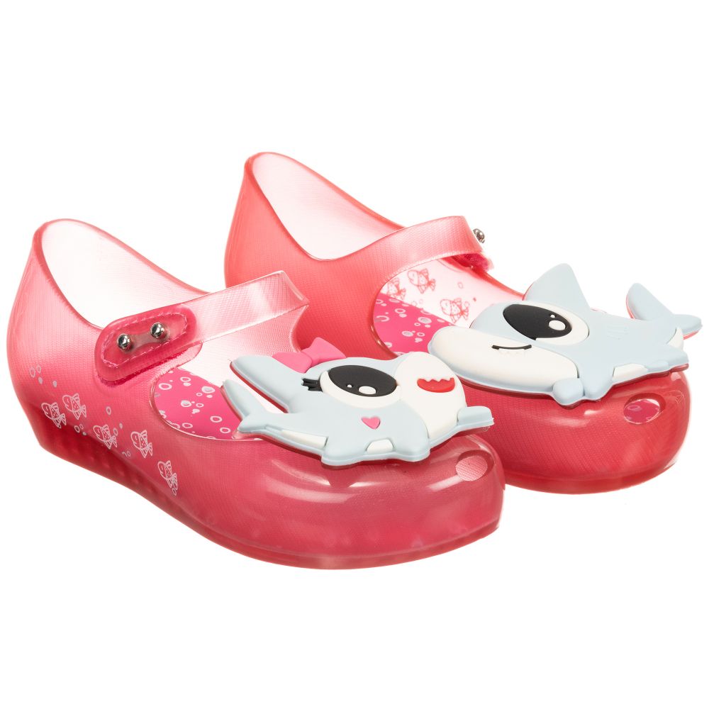 Girls pink jelly shoes 2025