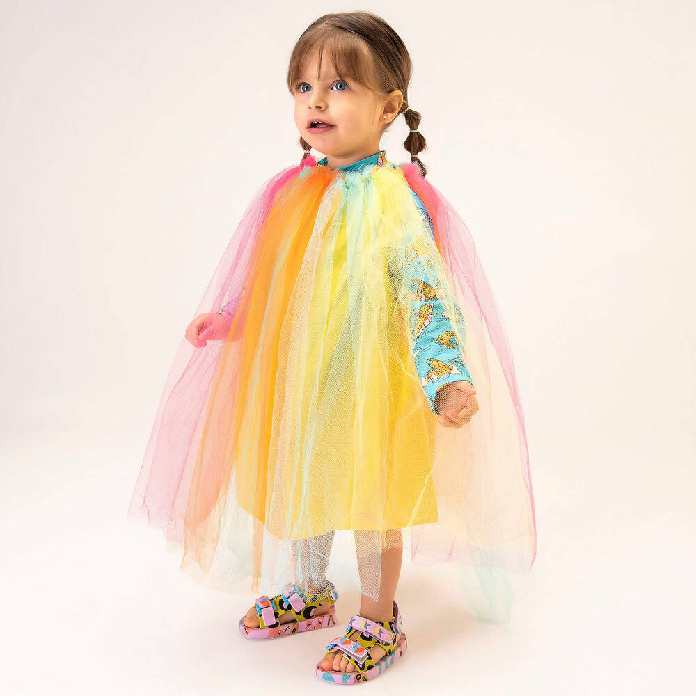 Mini Melissa-Girls Pink Velcro Sandals | Childrensalon Outlet