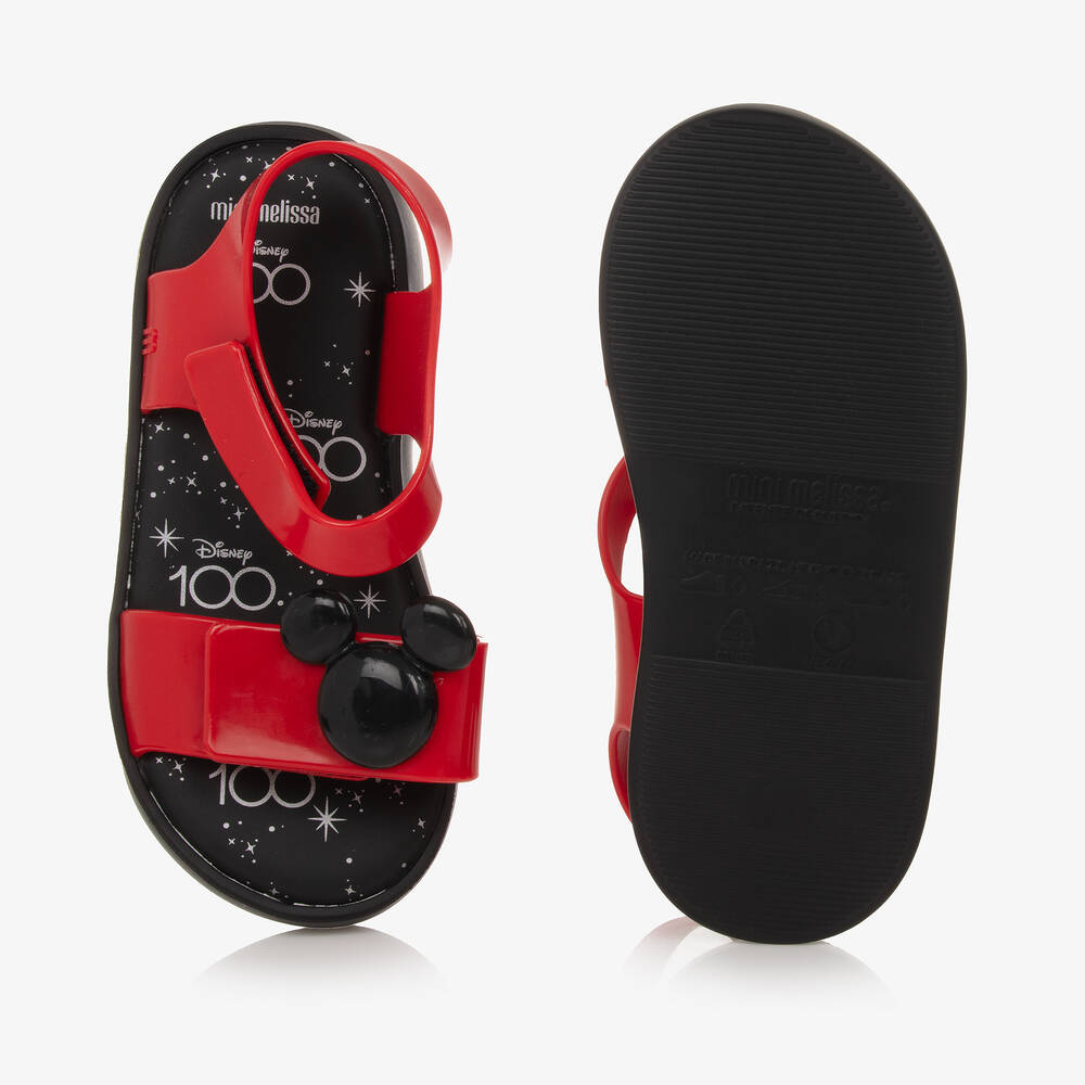 Mini Melissa-Красные резиновые сандалии Disney для девочек | Childrensalon Outlet