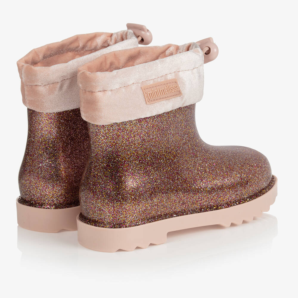 Rose gold sale rain boots