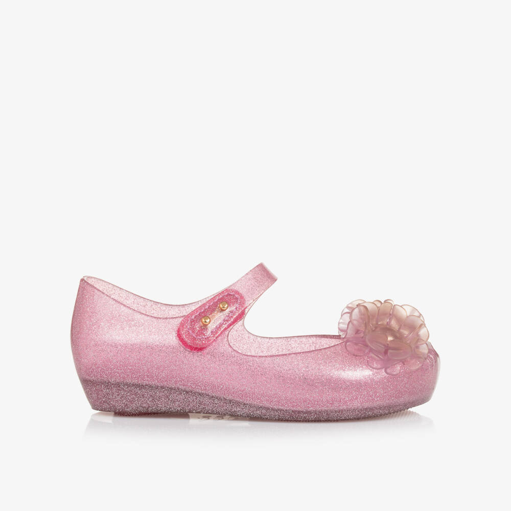 Mini Melissa-أحذية جلي بناتي بلون وردي زاهي | Childrensalon Outlet