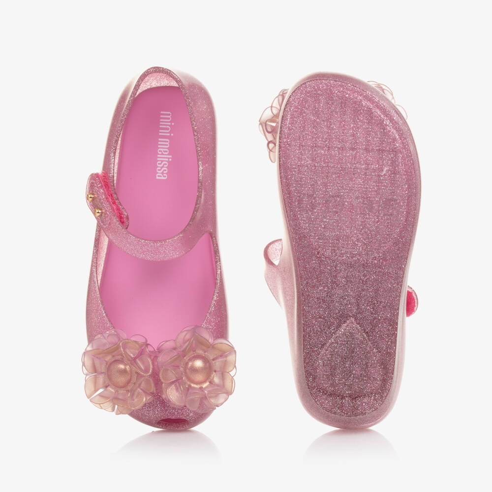 Mini Melissa-أحذية جلي بناتي بلون وردي زاهي | Childrensalon Outlet