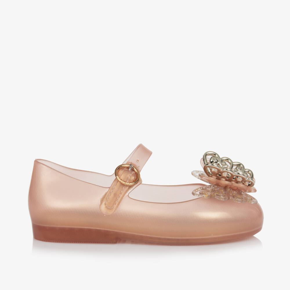 ميني ميليسا-حذاء جيلي لون ذهبي للبنات | Childrensalon Outlet