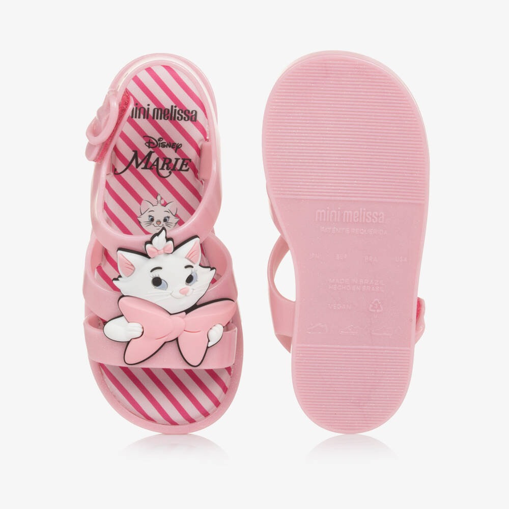 Mini Melissa-صنادل وردية براقة للفتيات | Childrensalon Outlet