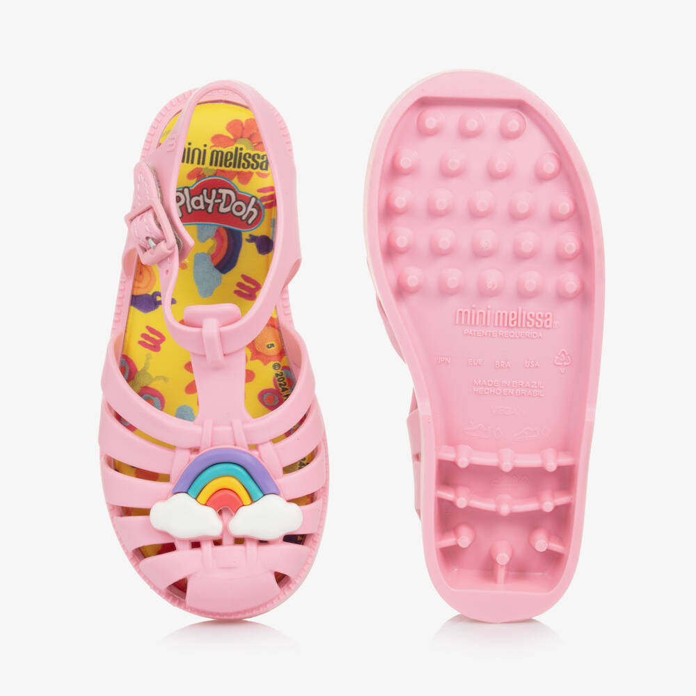 Mini Melissa-Girls Sweet Pink Adventure Jellies | Childrensalon Outlet