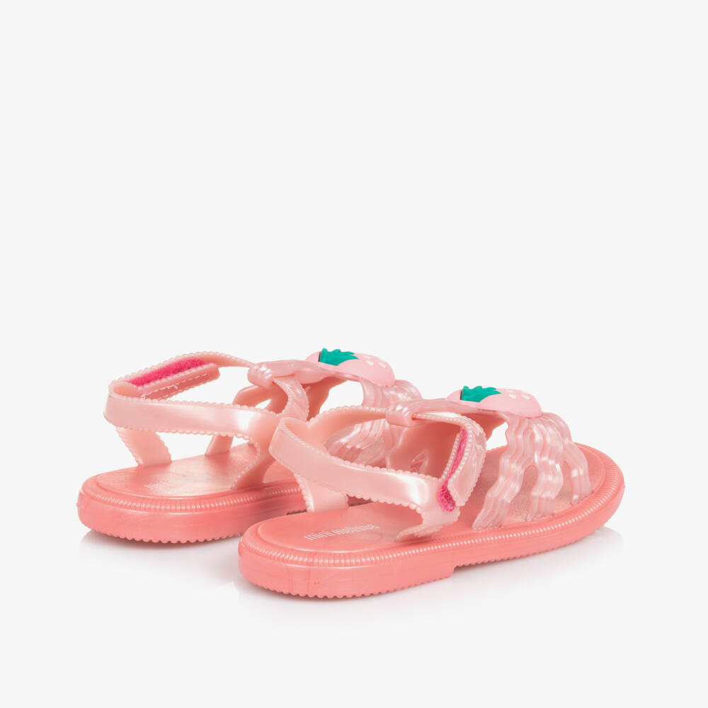 Mini Melissa-Girls Sweet Pink Jelly Footwear | Childrensalon Outlet