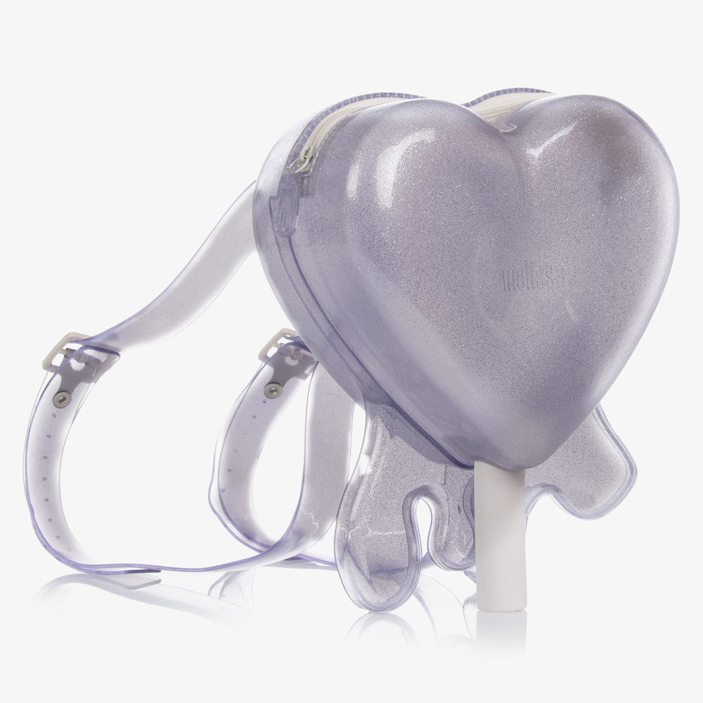 Mini Melissa-Glitter Heart Backpack (19cm) | Childrensalon Outlet