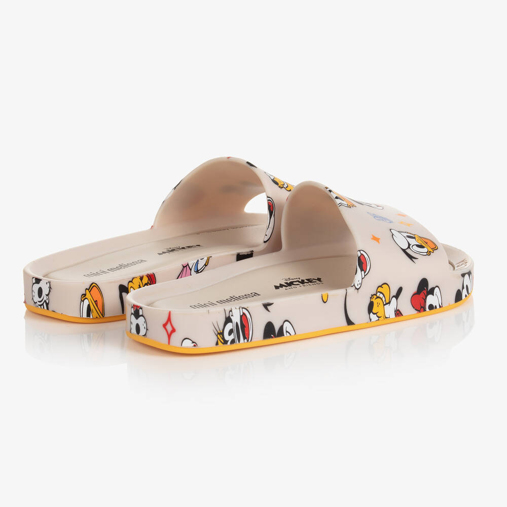 Mini Melissa Ivory Disney Beach Sliders Childrensalon Outlet