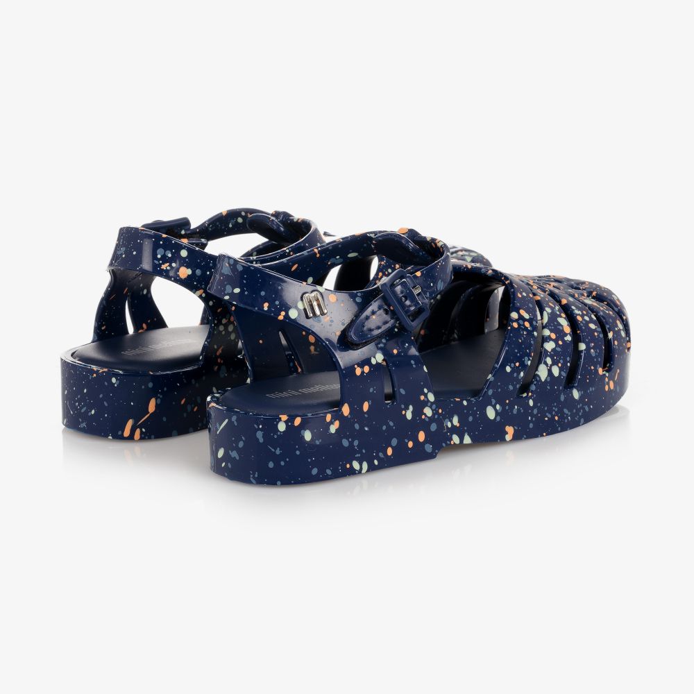 Mini Melissa-Navy Blue Jelly Shoes | Childrensalon Outlet