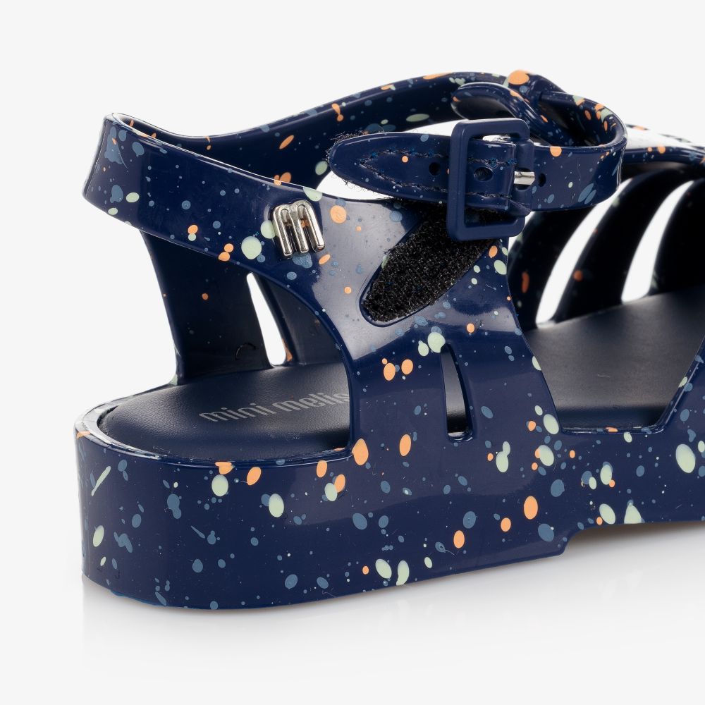 Navy mini top melissa shoes