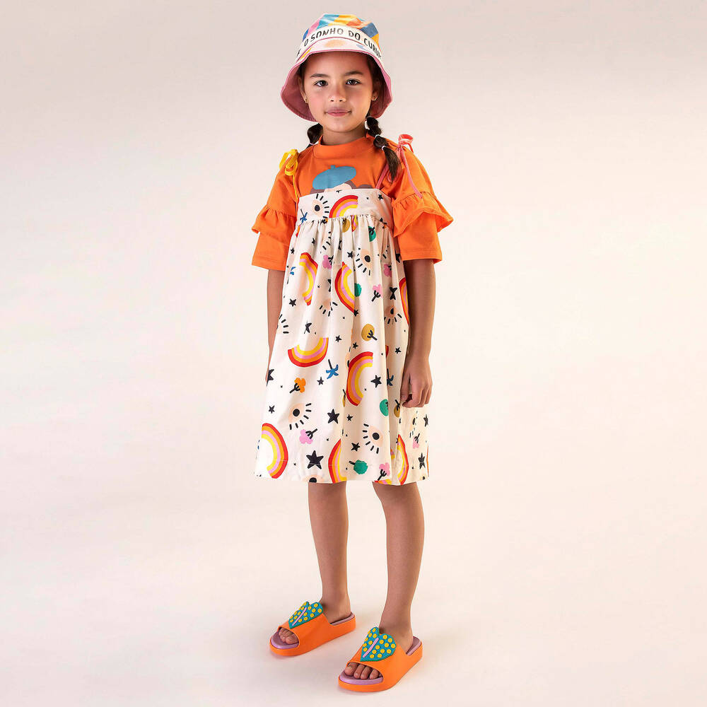 ميني ميليسا-شبشب سلايدرز جيلي لون برتقالي للبنات | Childrensalon Outlet