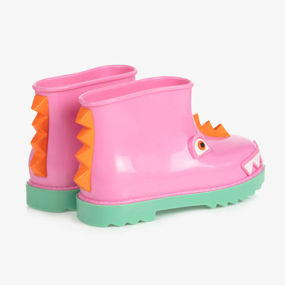 Pink dinosaur rain best sale boots